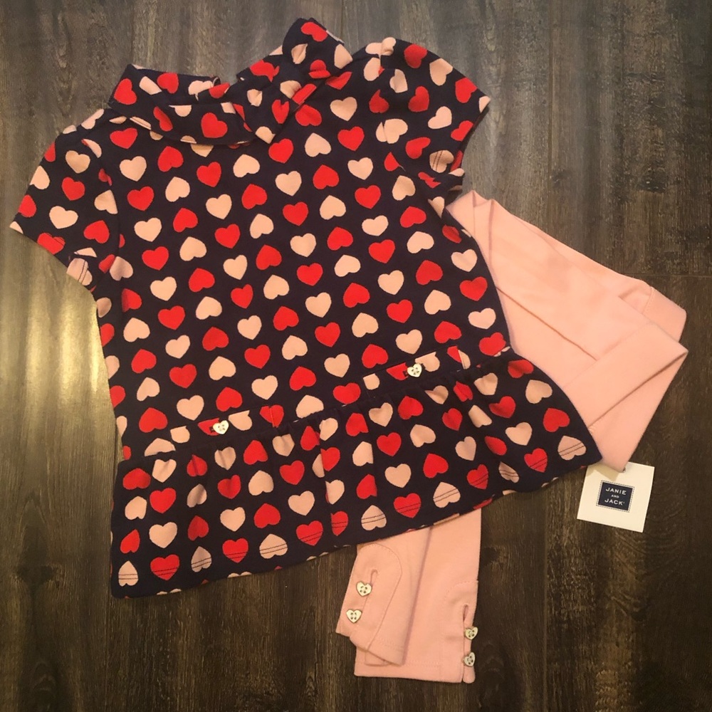Janie and Jack girls 2 piece outfit
